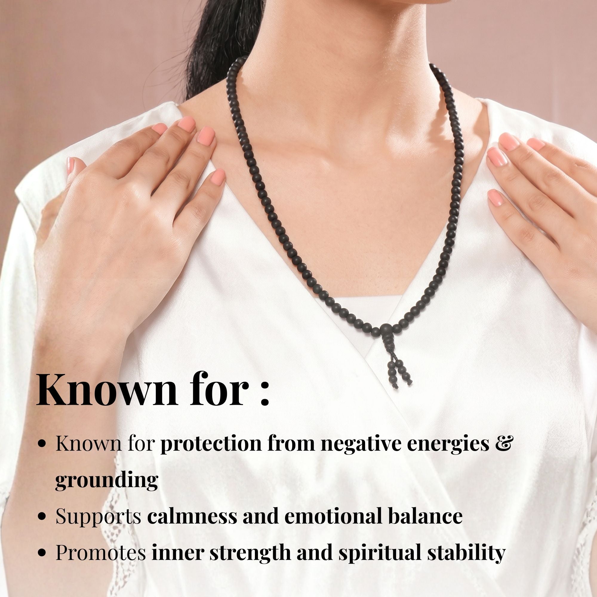 108+1 Divya Karungali Mala - Natural Ebony Wood Beads (Govt. Certified) - Image 5