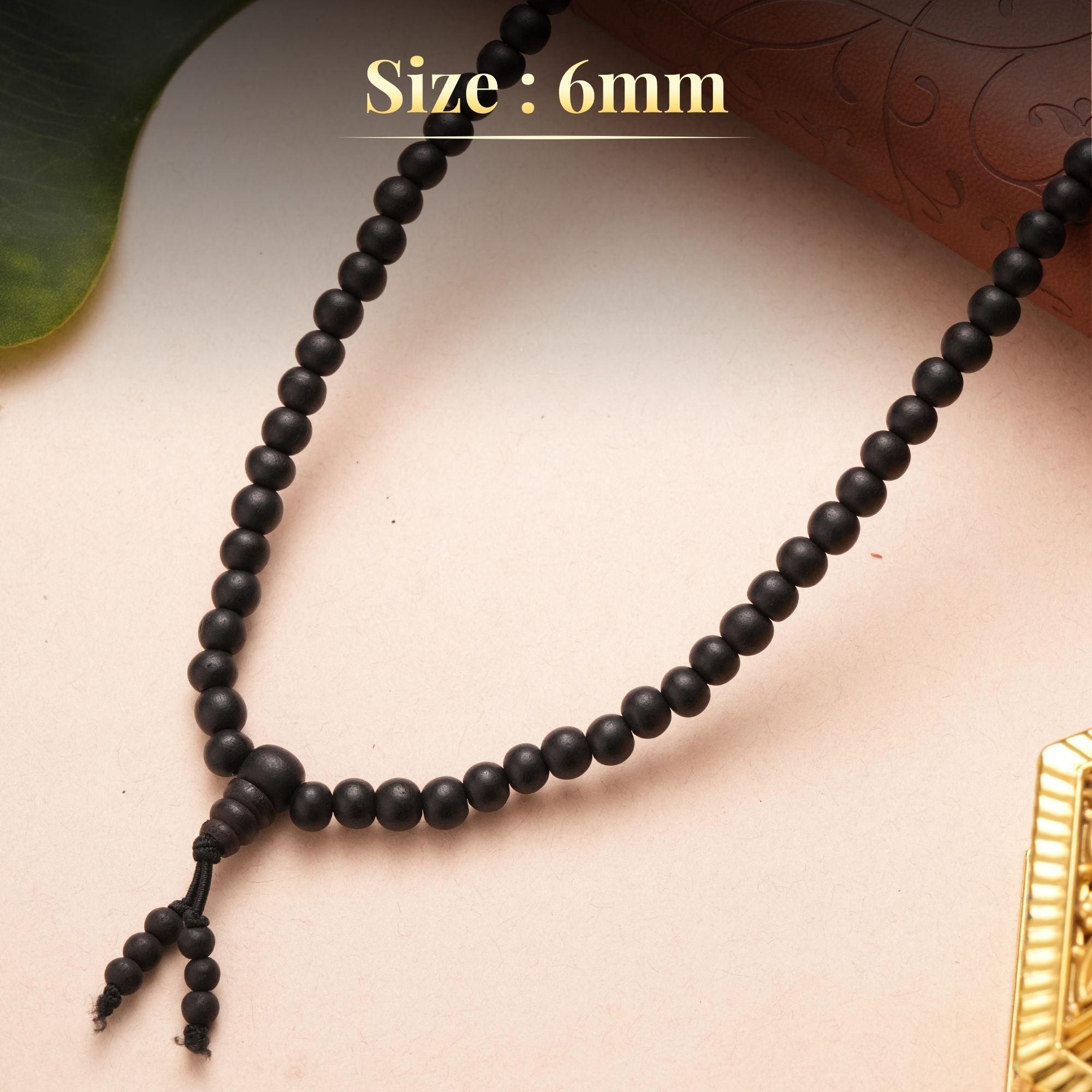 108+1 Divya Karungali Mala - Natural Ebony Wood Beads (Govt. Certified) - Image 9