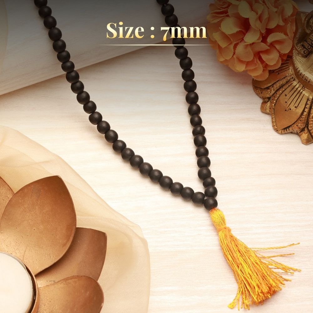 108+1 Divya Karungali Mala - Natural Ebony Wood Beads (Govt. Certified) - Image 10