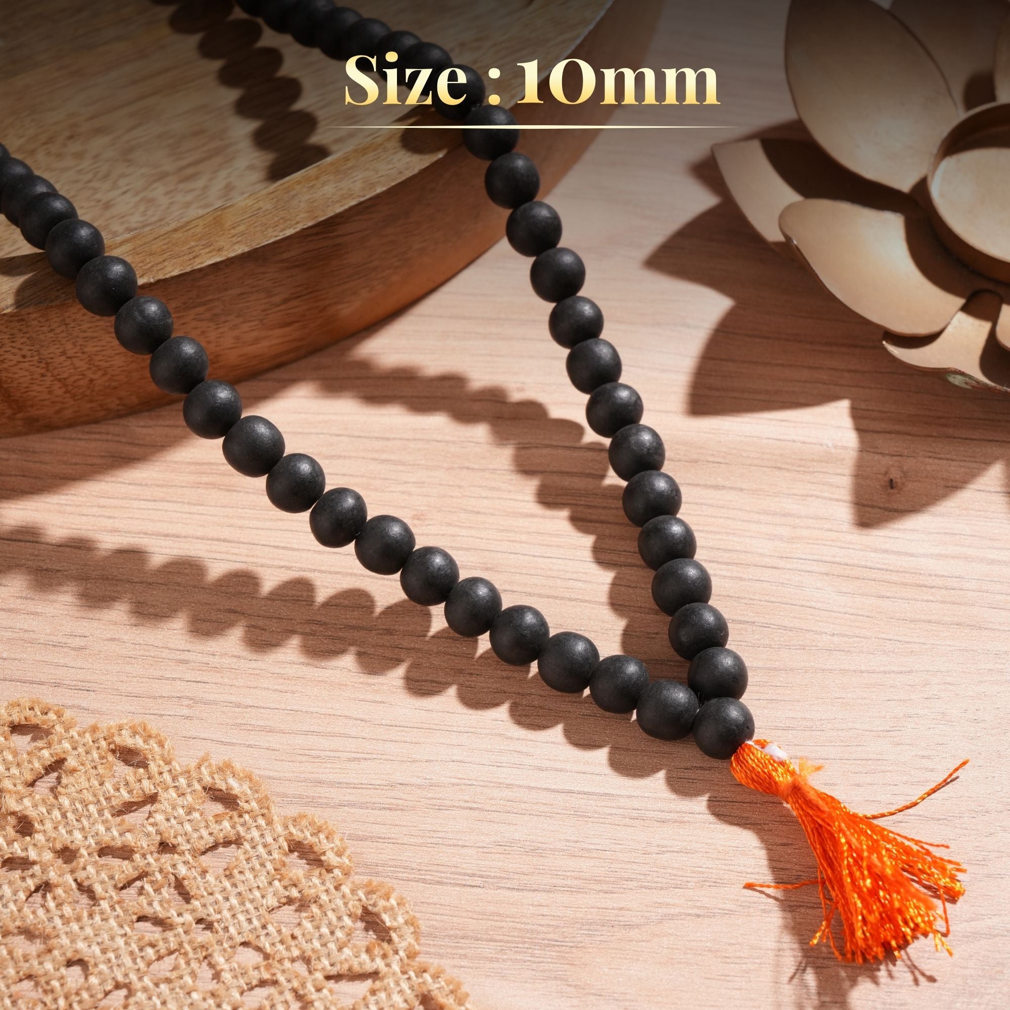 108+1 Divya Karungali Mala - Natural Ebony Wood Beads (Govt. Certified) - Image 11