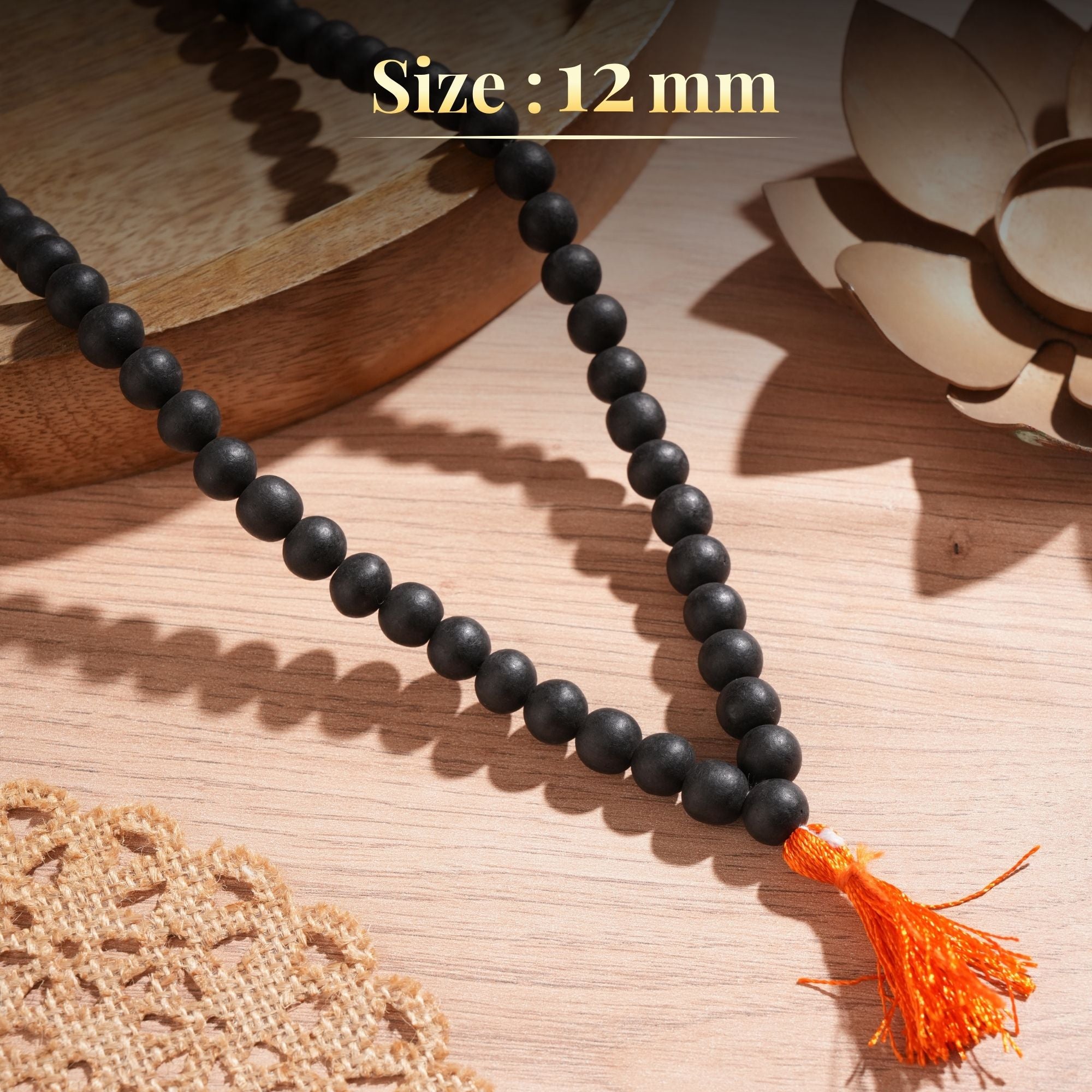 108+1 Divya Karungali Mala - Natural Ebony Wood Beads (Govt. Certified) - Image 12