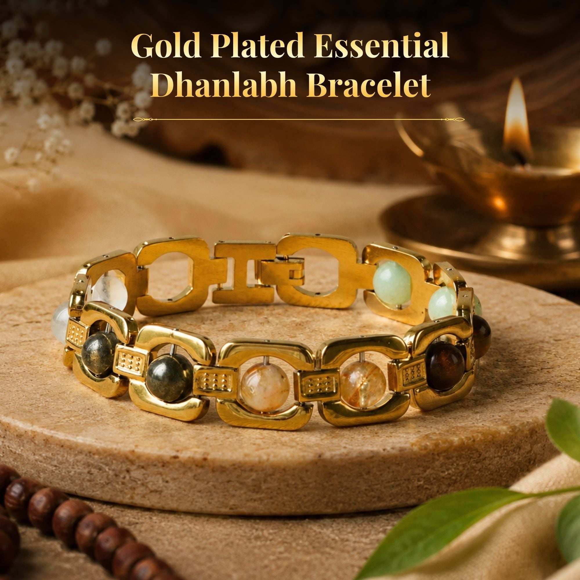 Gold Plated Essential Dhanlabh Bracelet