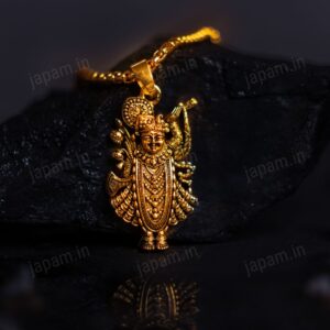 Gold Plated Nathdwara Krishna Ji Necklace