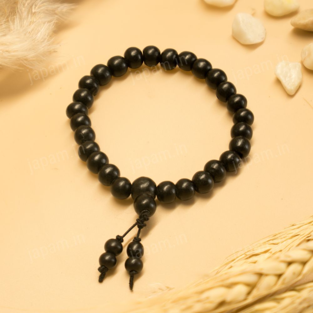 Karungali Inner Balance Band - Natural Ebony Wood