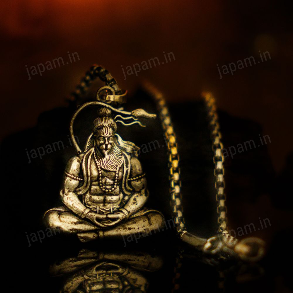 Oxi-Silver Plated Mahabali Necklace