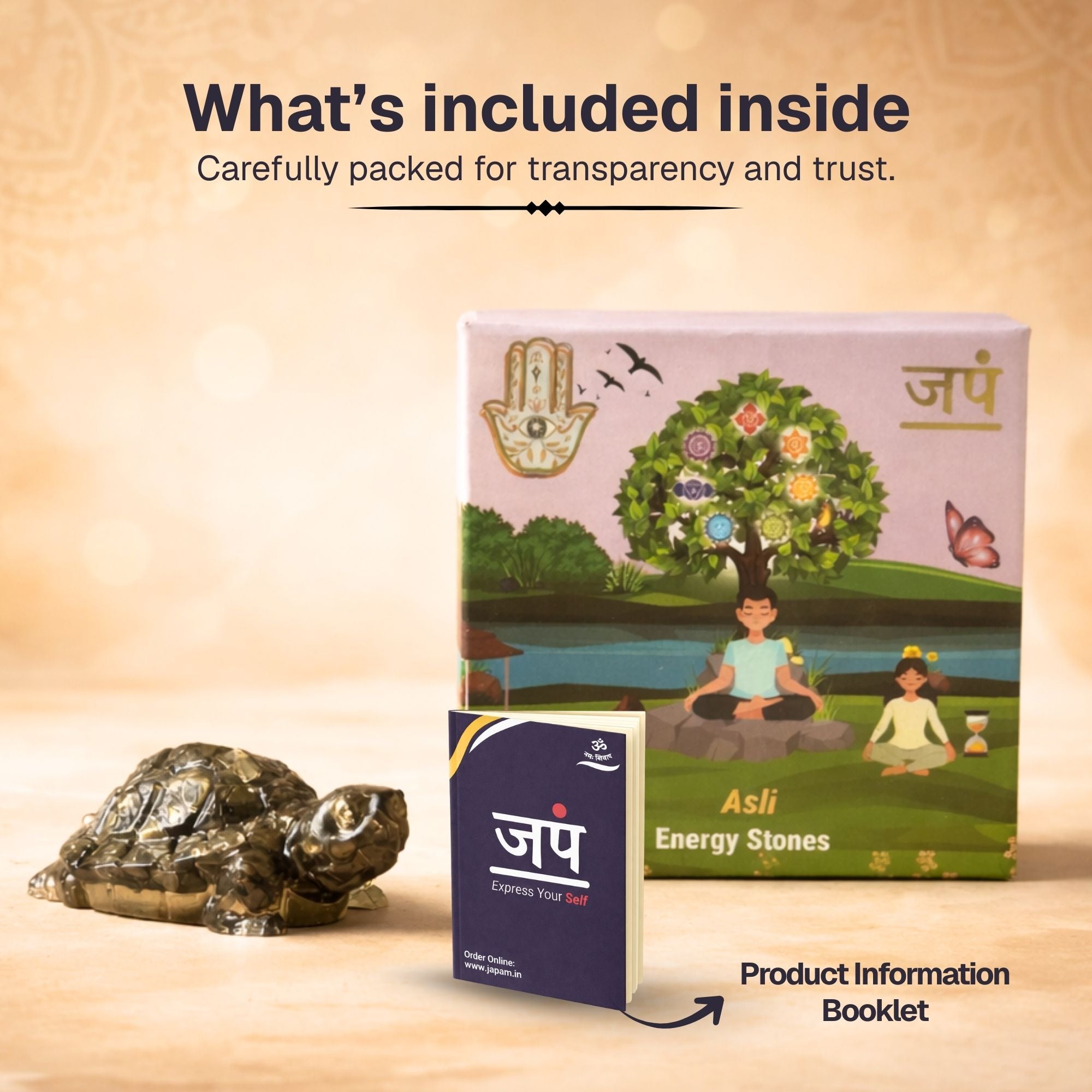 Pyrite Prosperity Tortoise (Kachhua) for Vaastu - Image 6
