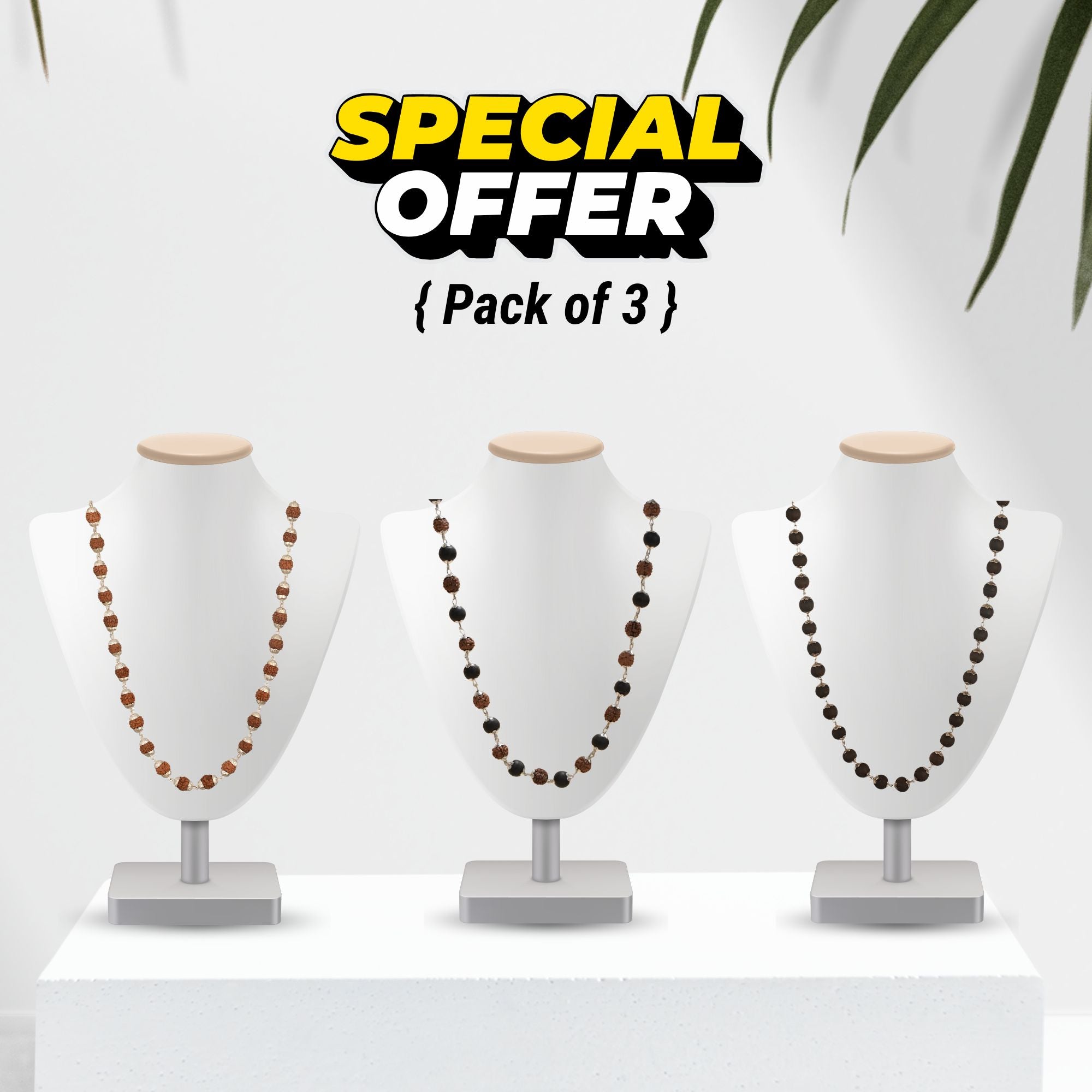 Rudraksha Karungali Fusion Mala Combo