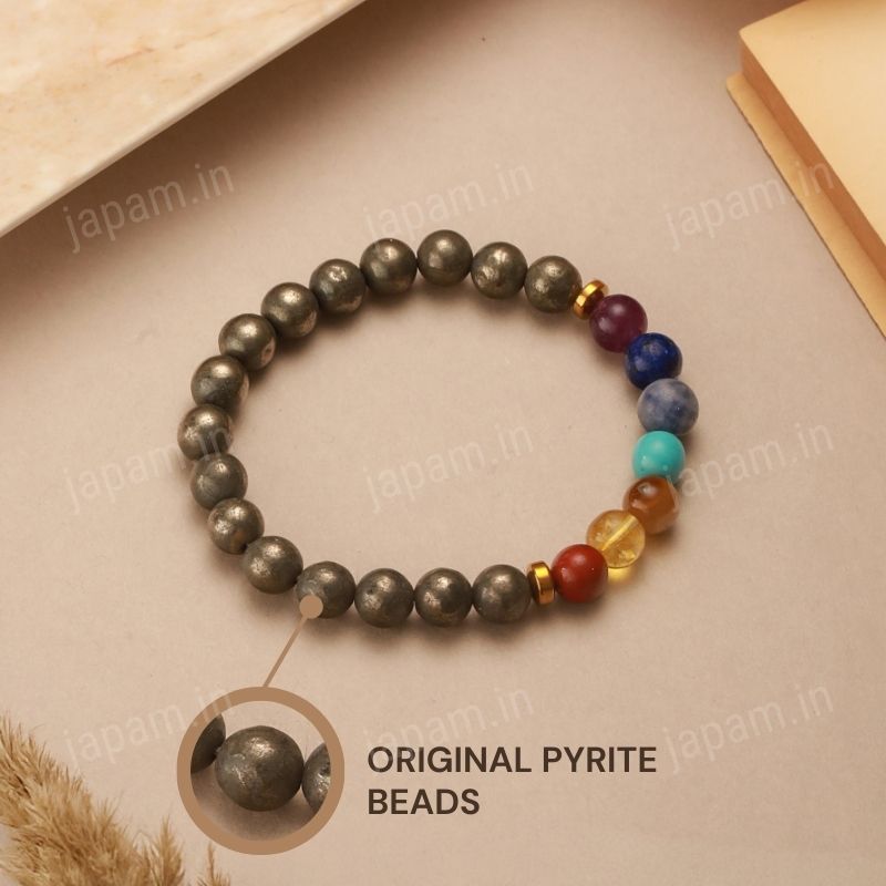 Pyrite x Seven Chakra Band - Image 2