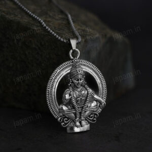 Silver Plated Lord Ayyappa Necklace