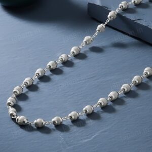 Silver Plated Tulsi Mala