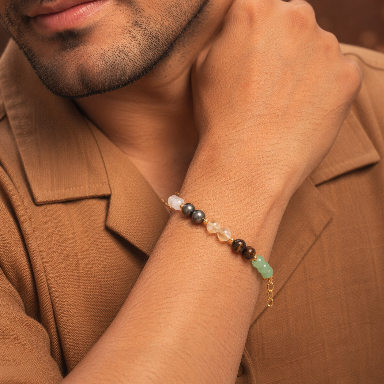Sleek Dhan Vriddhi Bracelet for Men - Image 8