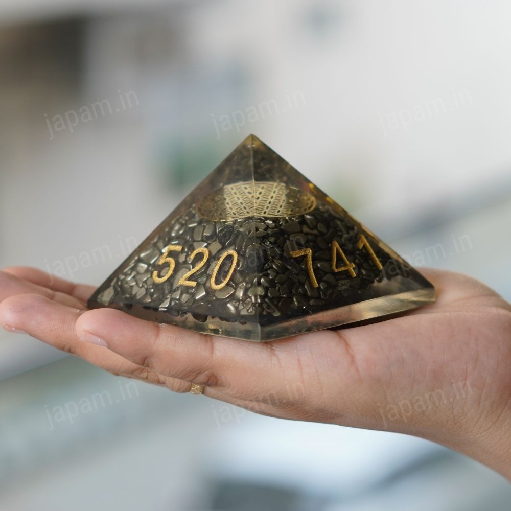 Wealth Magnet Pyrite Pyramid for Vaastu - Image 3