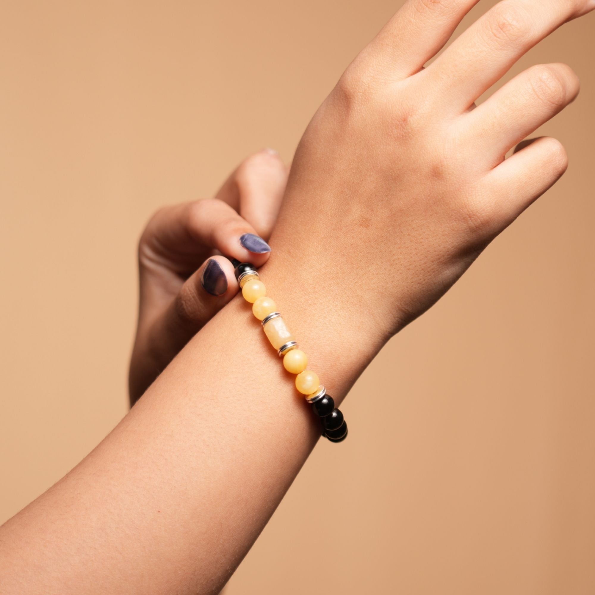Yellow Calcite Zodiac Band – Sagittarius (धनु राशि) - Image 8